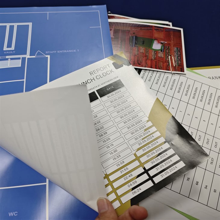 High-Gloss Evidence Paper