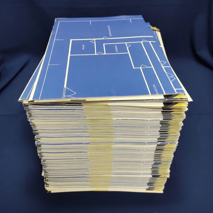 Murder game A3 coated paper